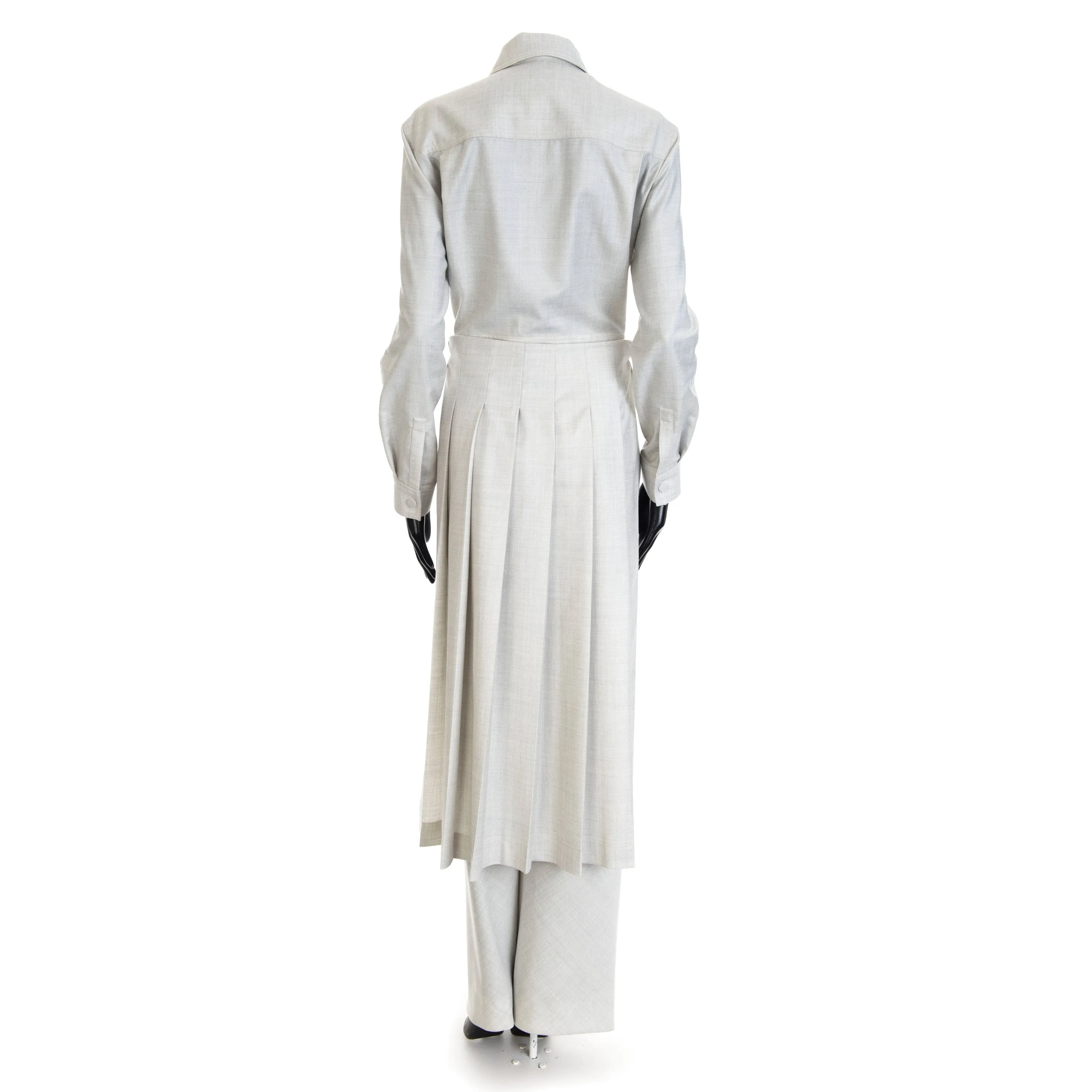 White Wool Jumpsuit
