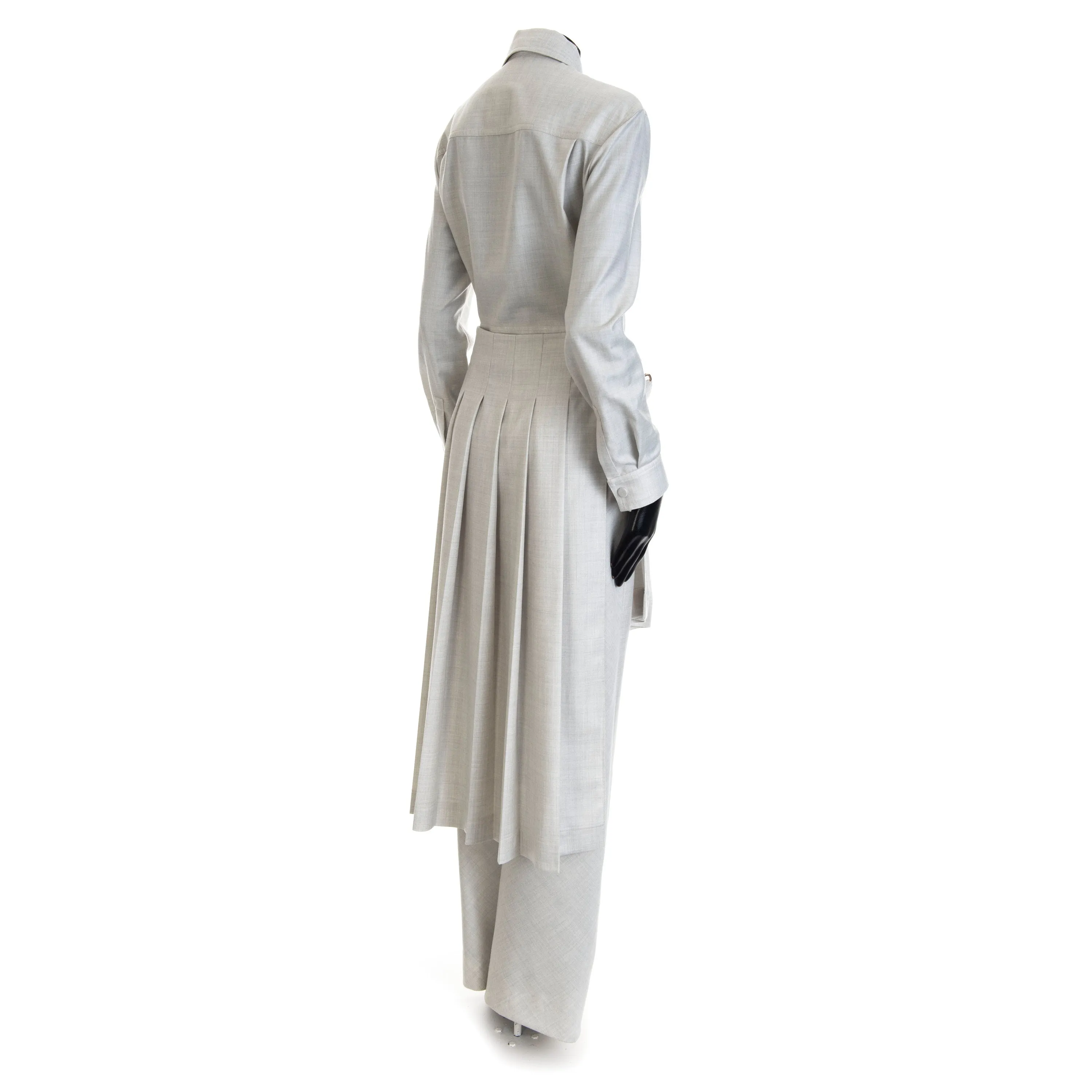 White Wool Jumpsuit