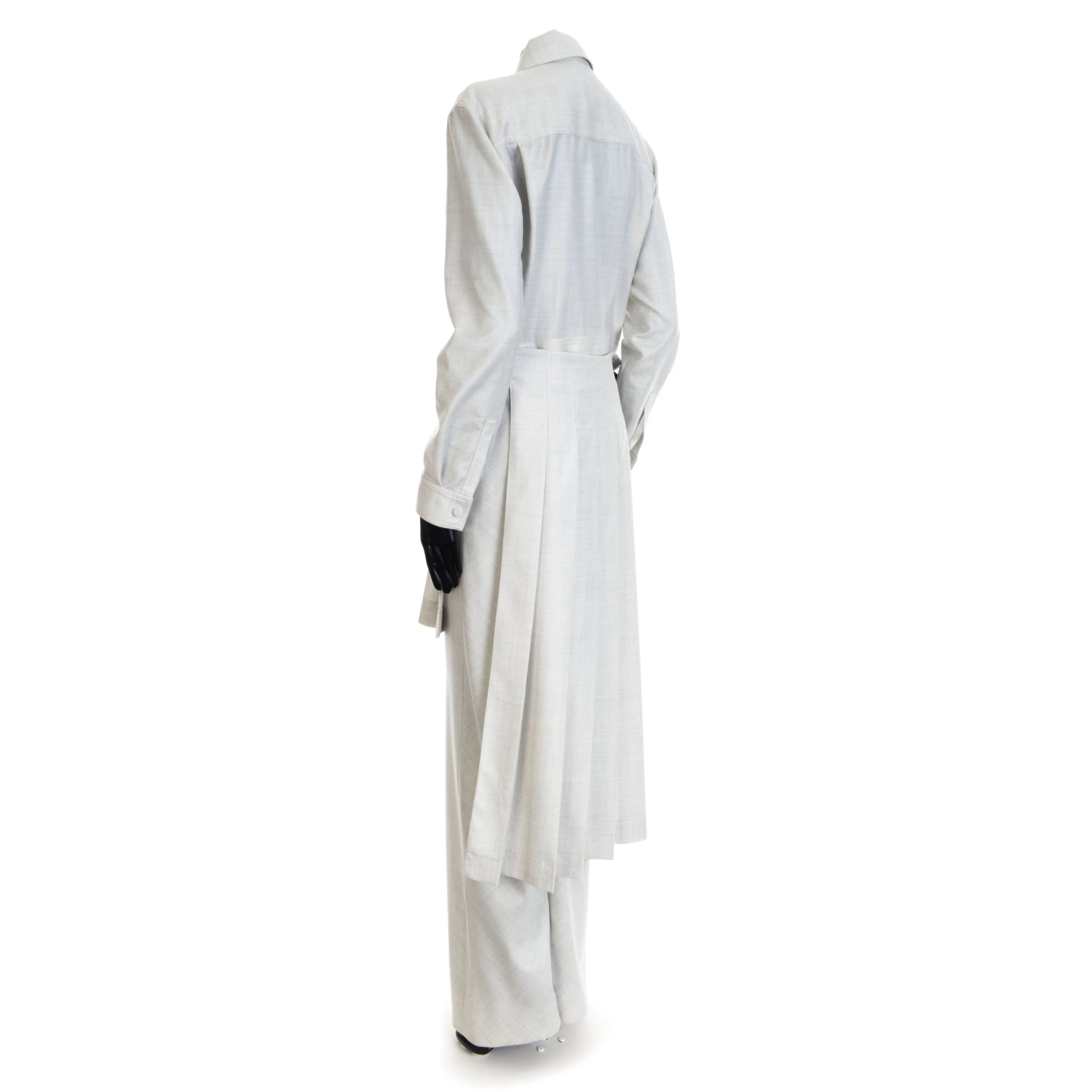 White Wool Jumpsuit