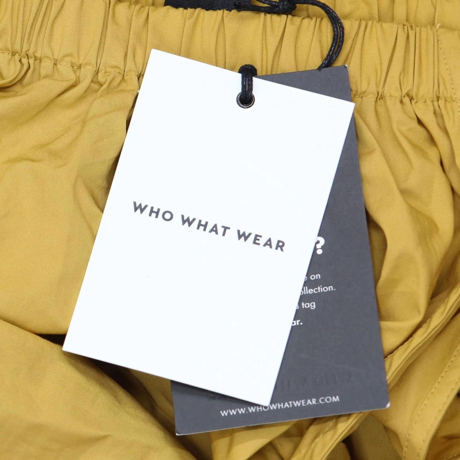 Who What Wear Women's Tie Shoulder Tank Top 84201933 Dark Yellow XL