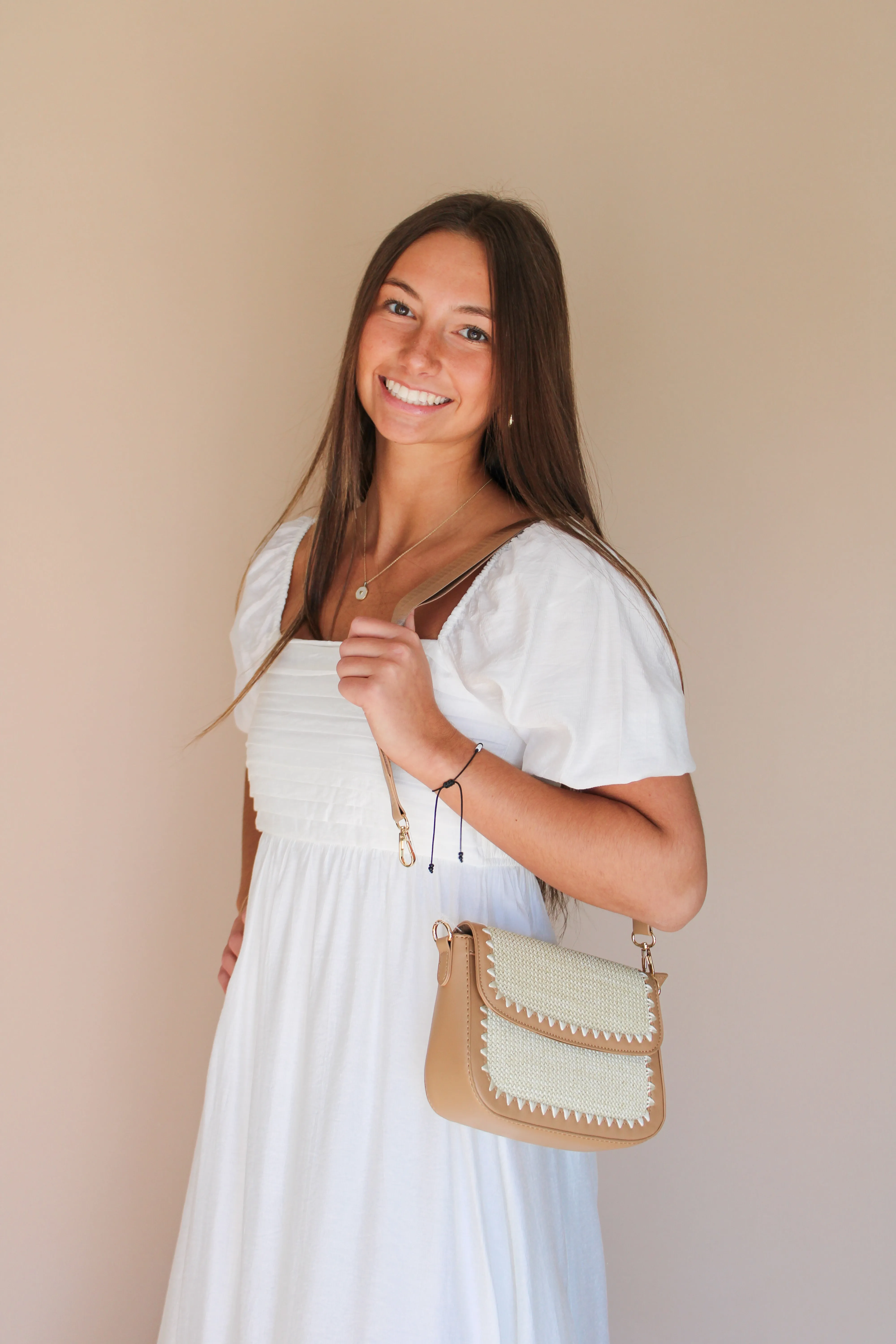 WINNIE PLEATED EMPIRE WAIST DRESS BY IVY & CO