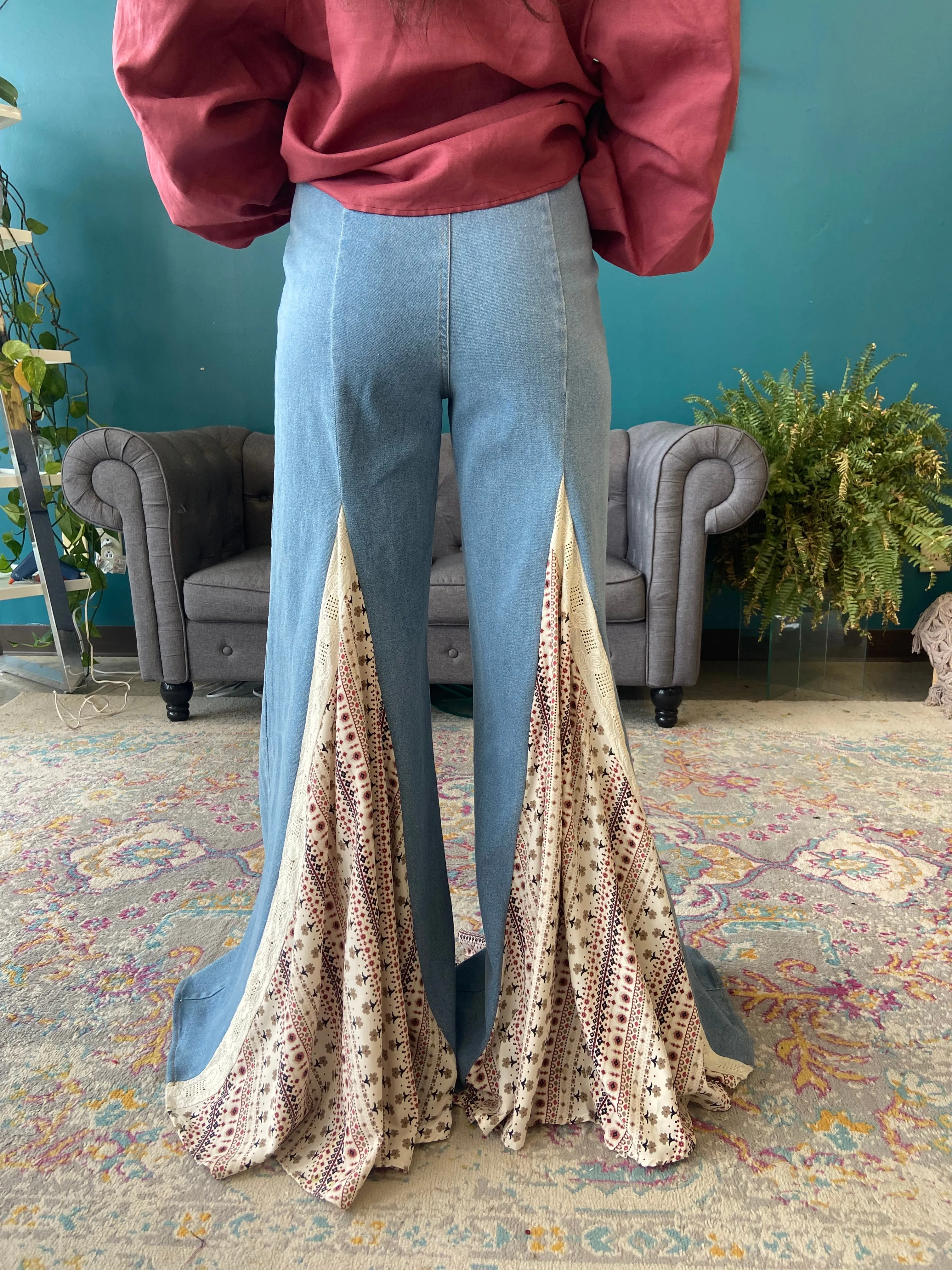 Wisteria Bell Bottoms