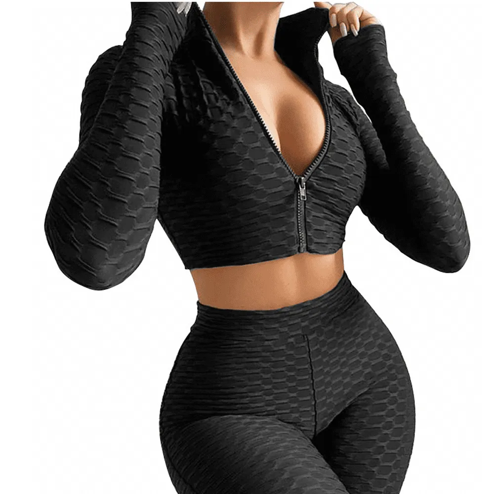 Women 2 Piece Outfits Workout Set Gym Yoga