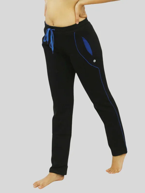 Women Black Solid Track Pant & Joggers - NEO CLASSIC TRACK XC_XC-BK