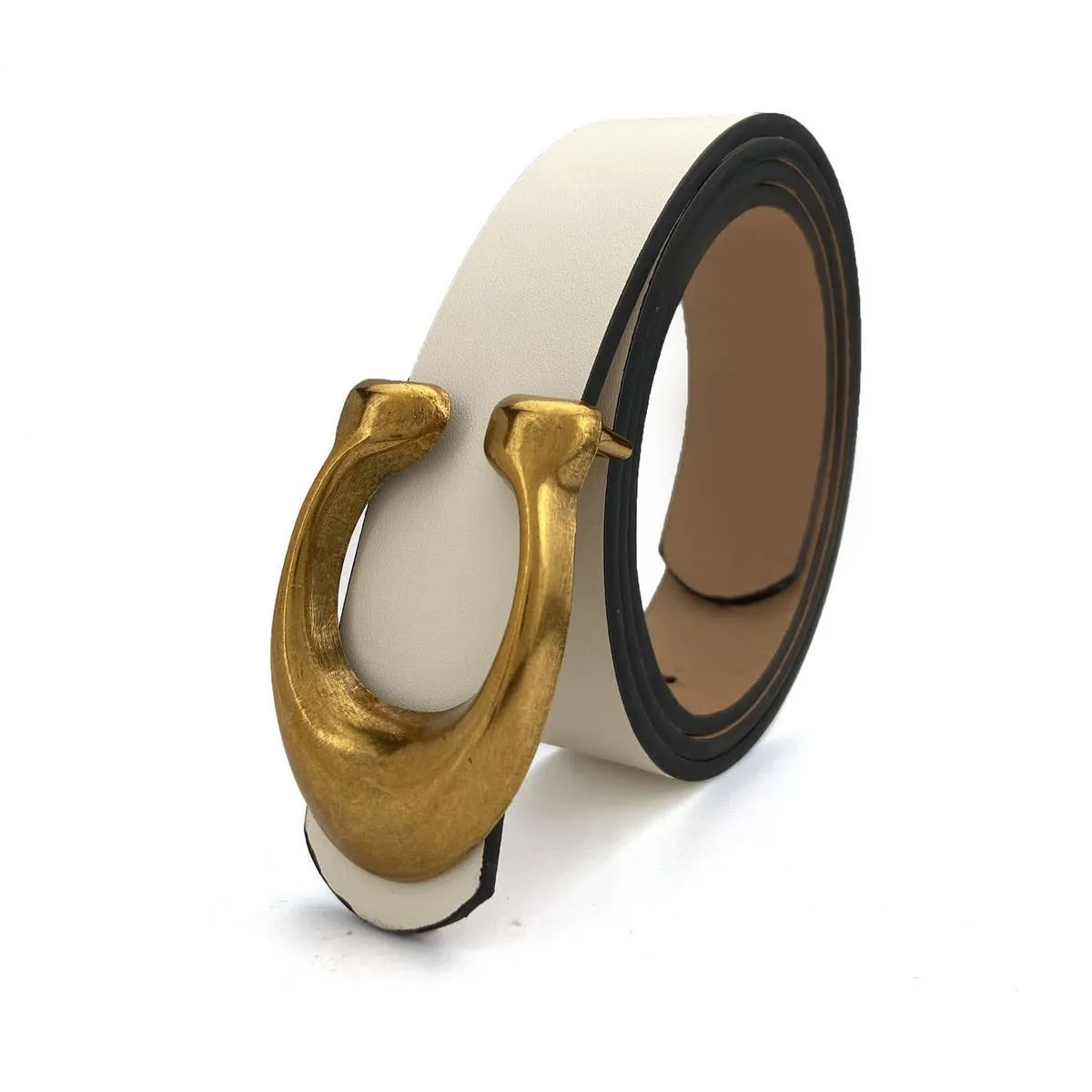 WOMEN FASHION RETRO U-BUCKLE BELT_CWABE0136: KHAKI / (OS) 1