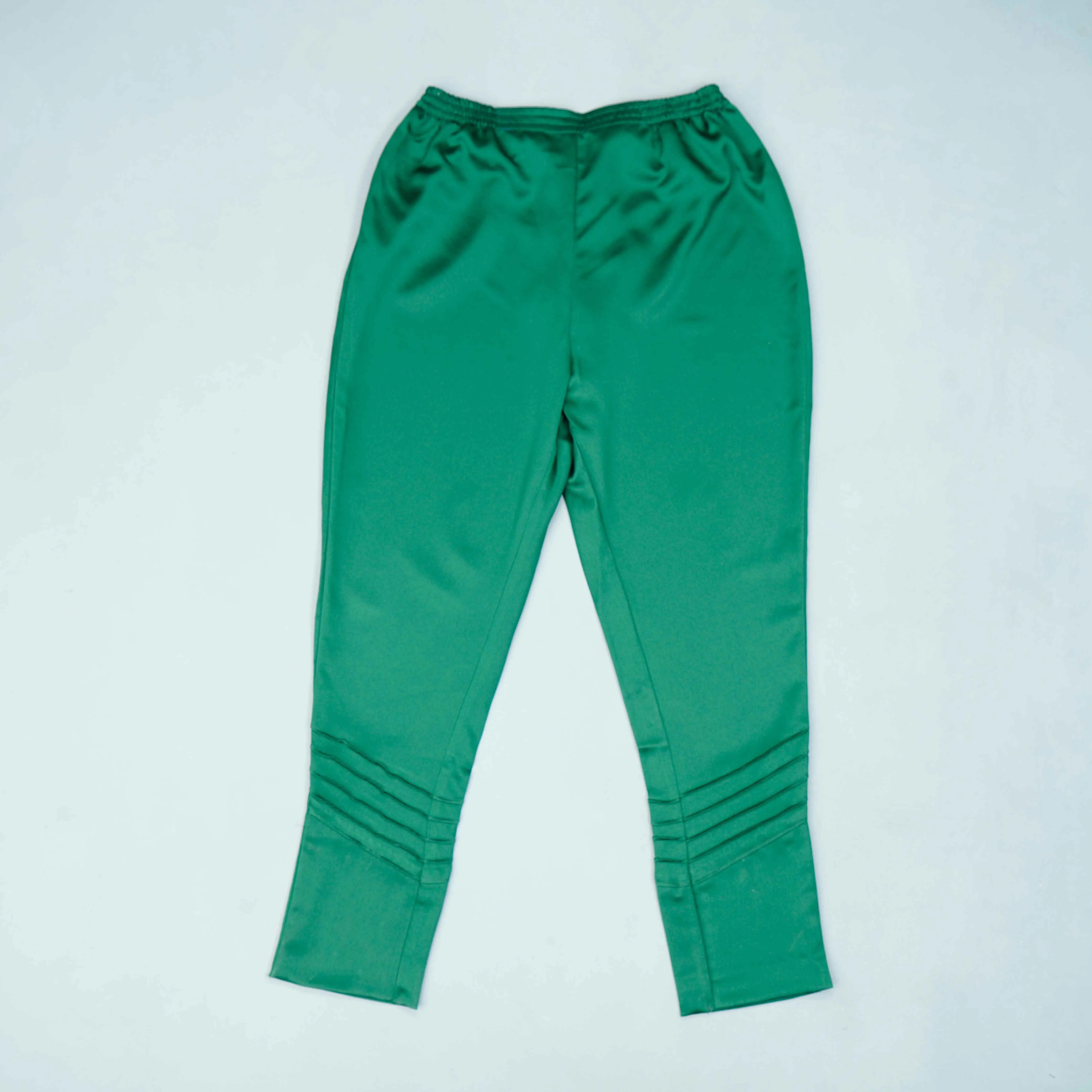 Women Green Silk Bottom