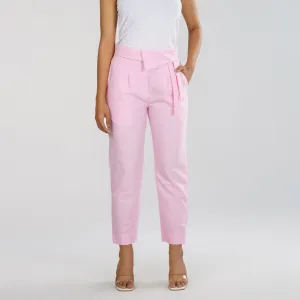 Womens Baby Pink Workwear Bottom