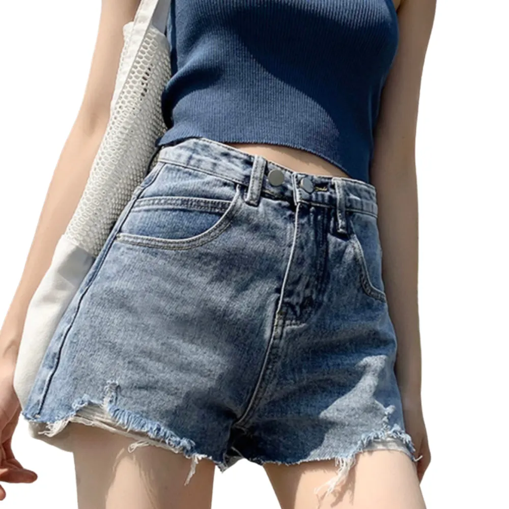 Women's Casual Holes Shorts