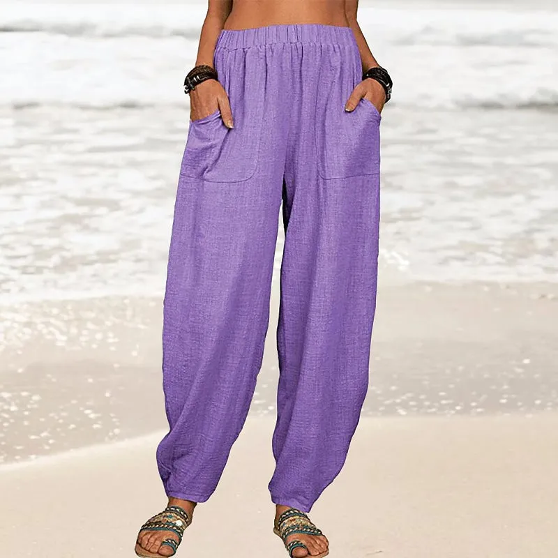 Women'S Linen Casual Pants
