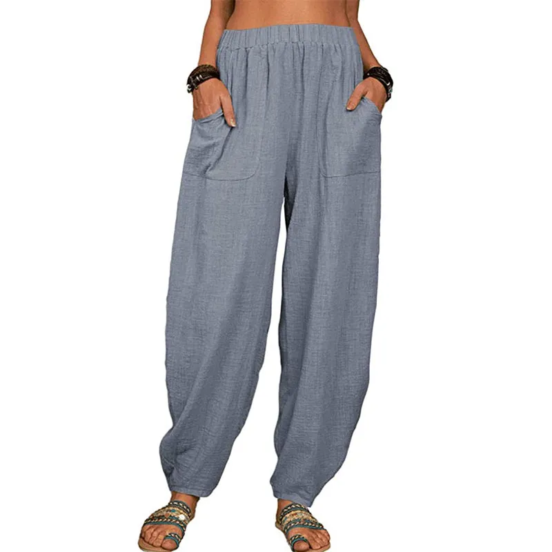 Women'S Linen Casual Pants