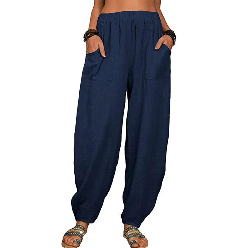 Women'S Linen Casual Pants