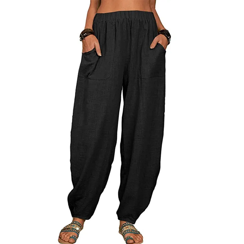 Women'S Linen Casual Pants