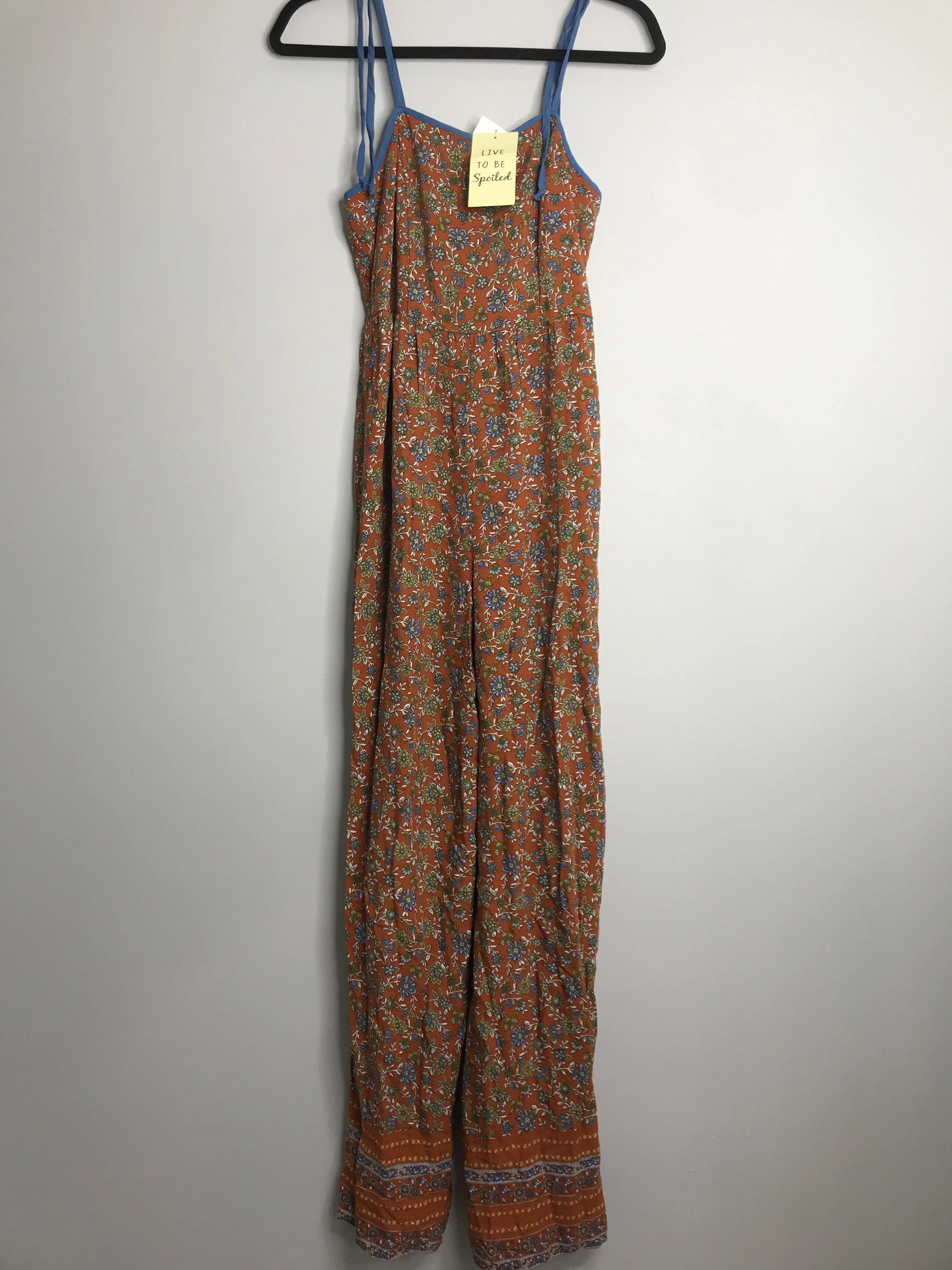 Womens Size Sm Misses Brown Live to be Spoiled NWT Romper