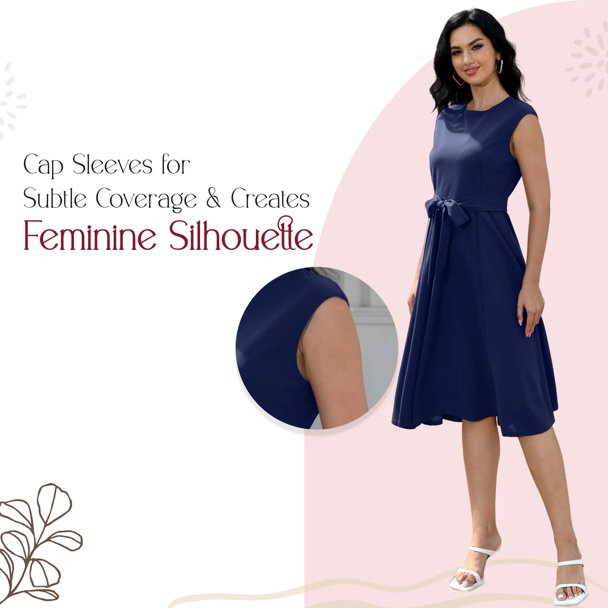 Womens Vintage Cocktail Dresses - Bridesmaid & Prom Dress - Royal Blue