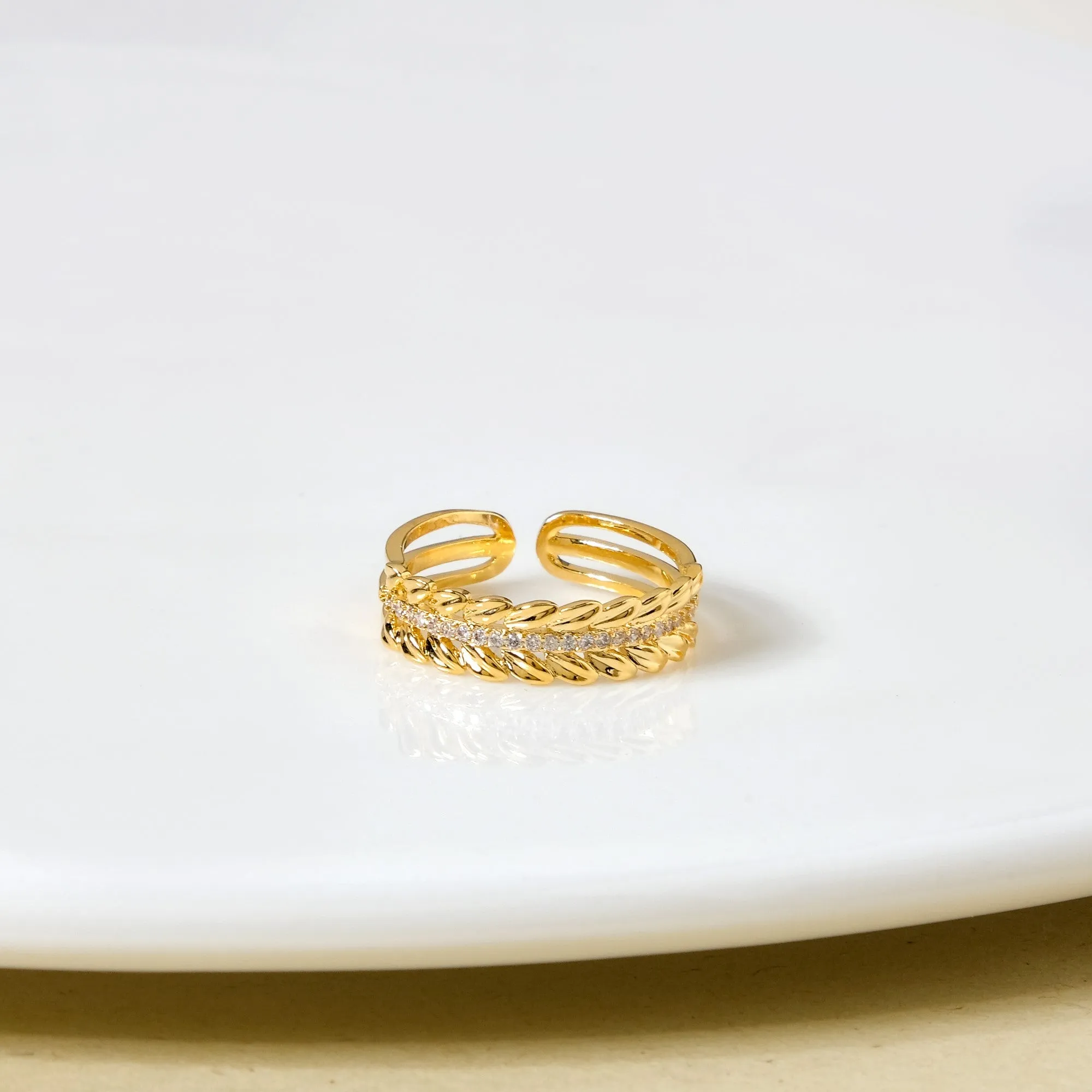 Wreath Of Gold Statement Ring