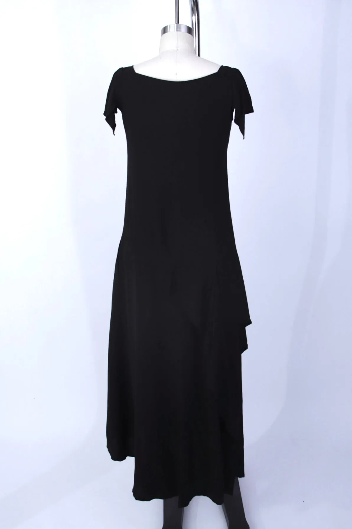 Yohji Yamamoto  Noir Draped Midi Dress