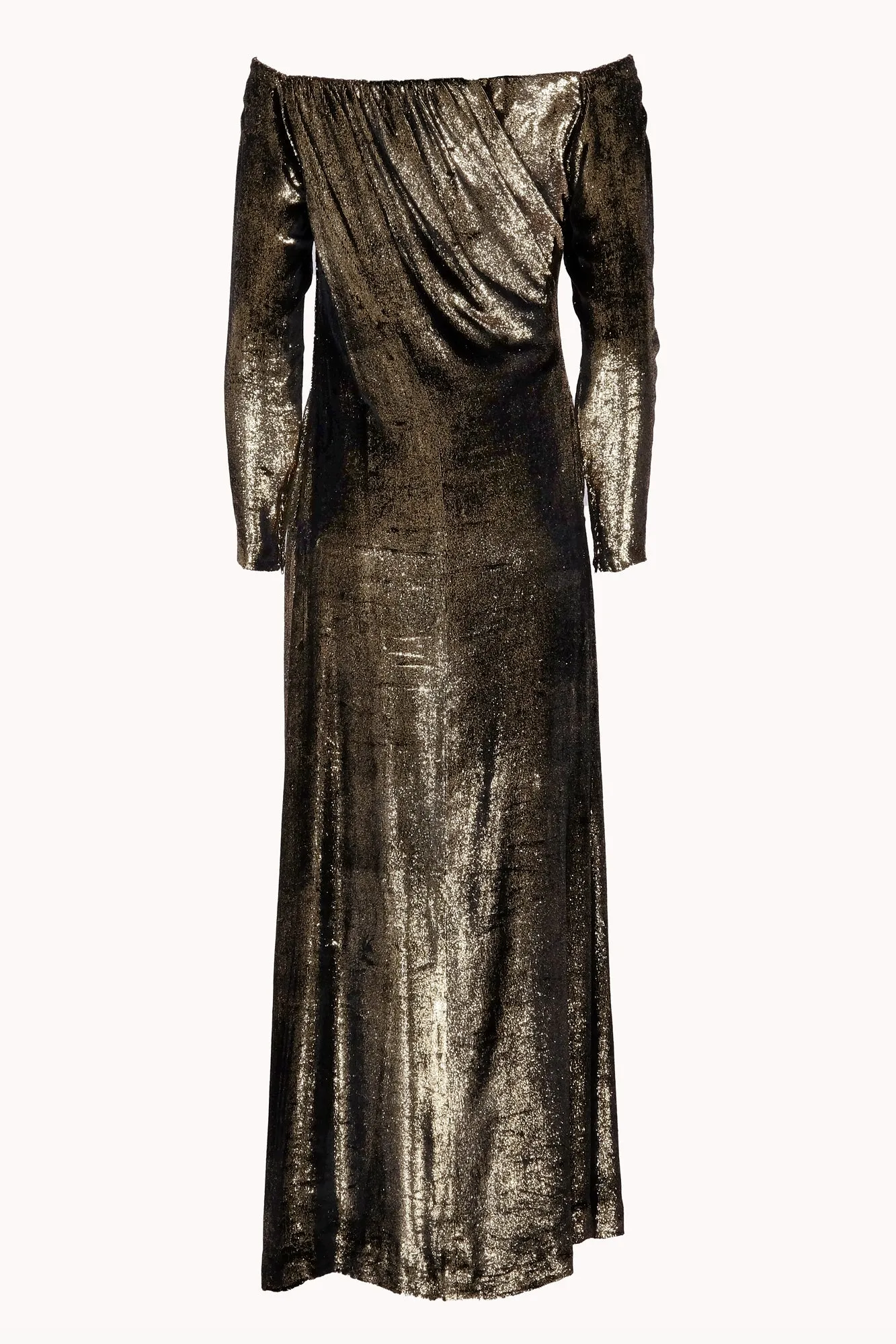 Yves Saint Laurent Spring 1989 Gold Gown