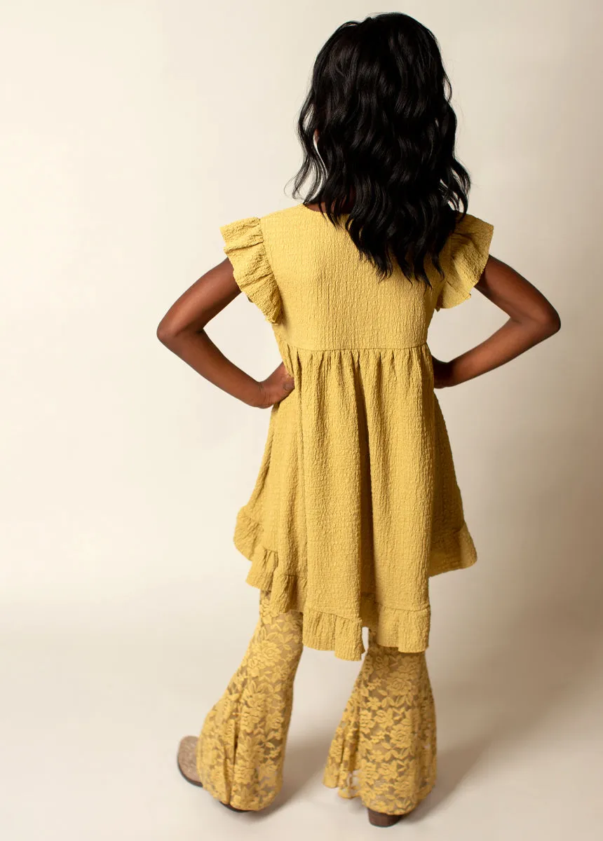 Zelda Top in Dusty Citron