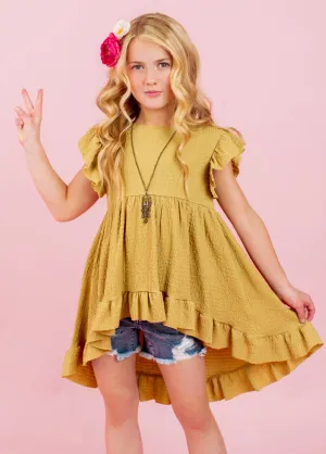 Zelda Top in Dusty Citron
