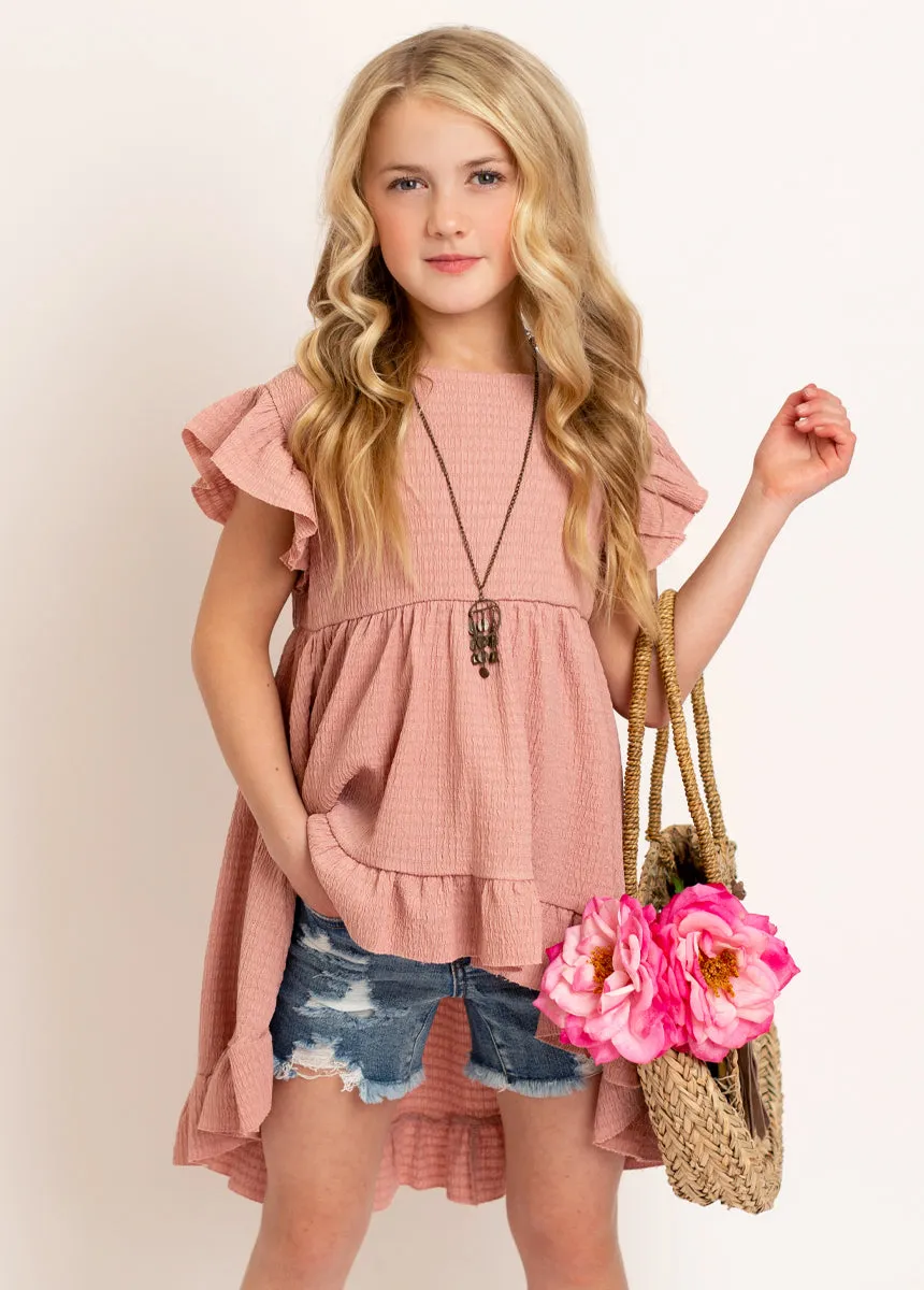 Zelda Top in Mauve