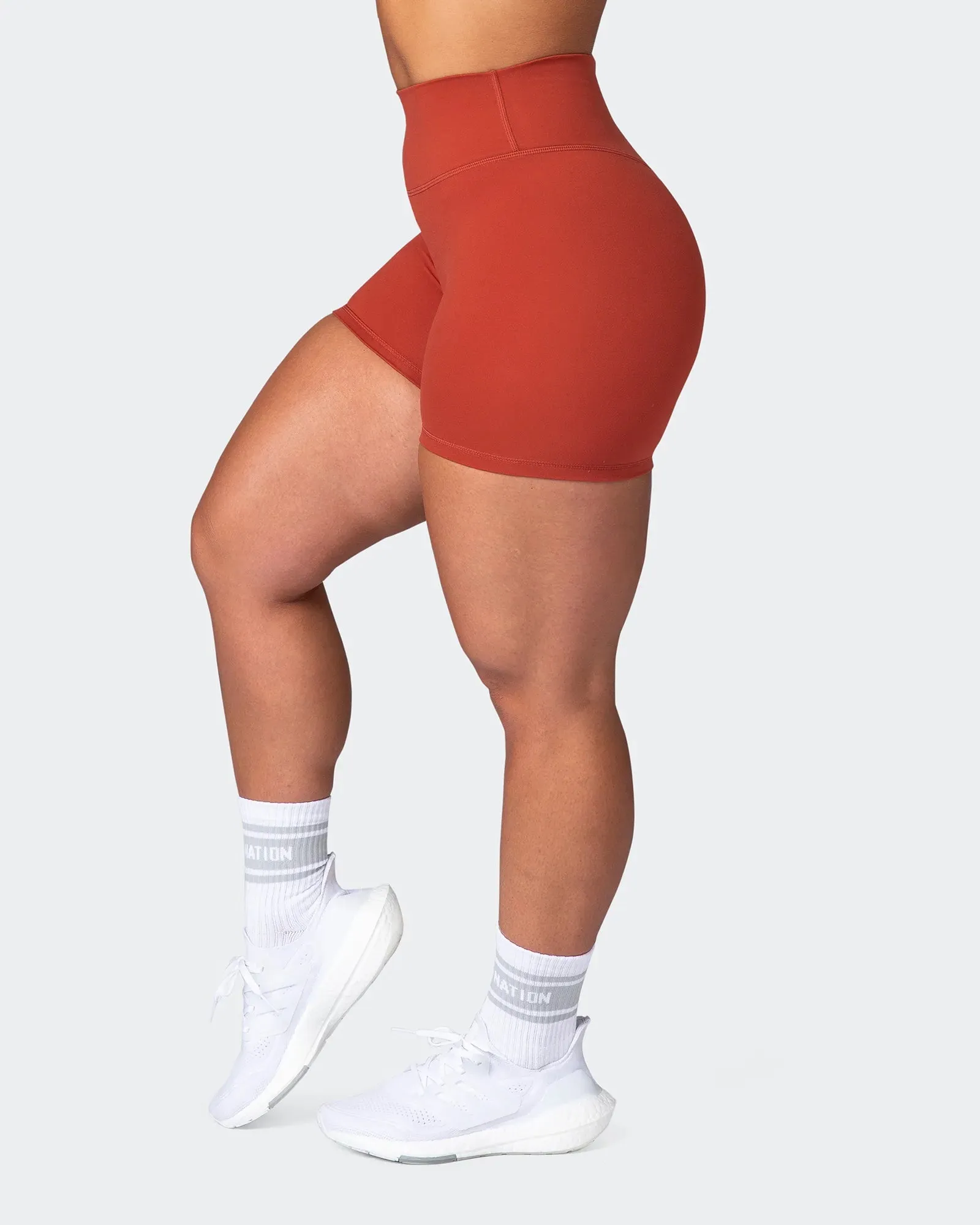 Zero Rise Everyday Midway Shorts - Burnt Orange